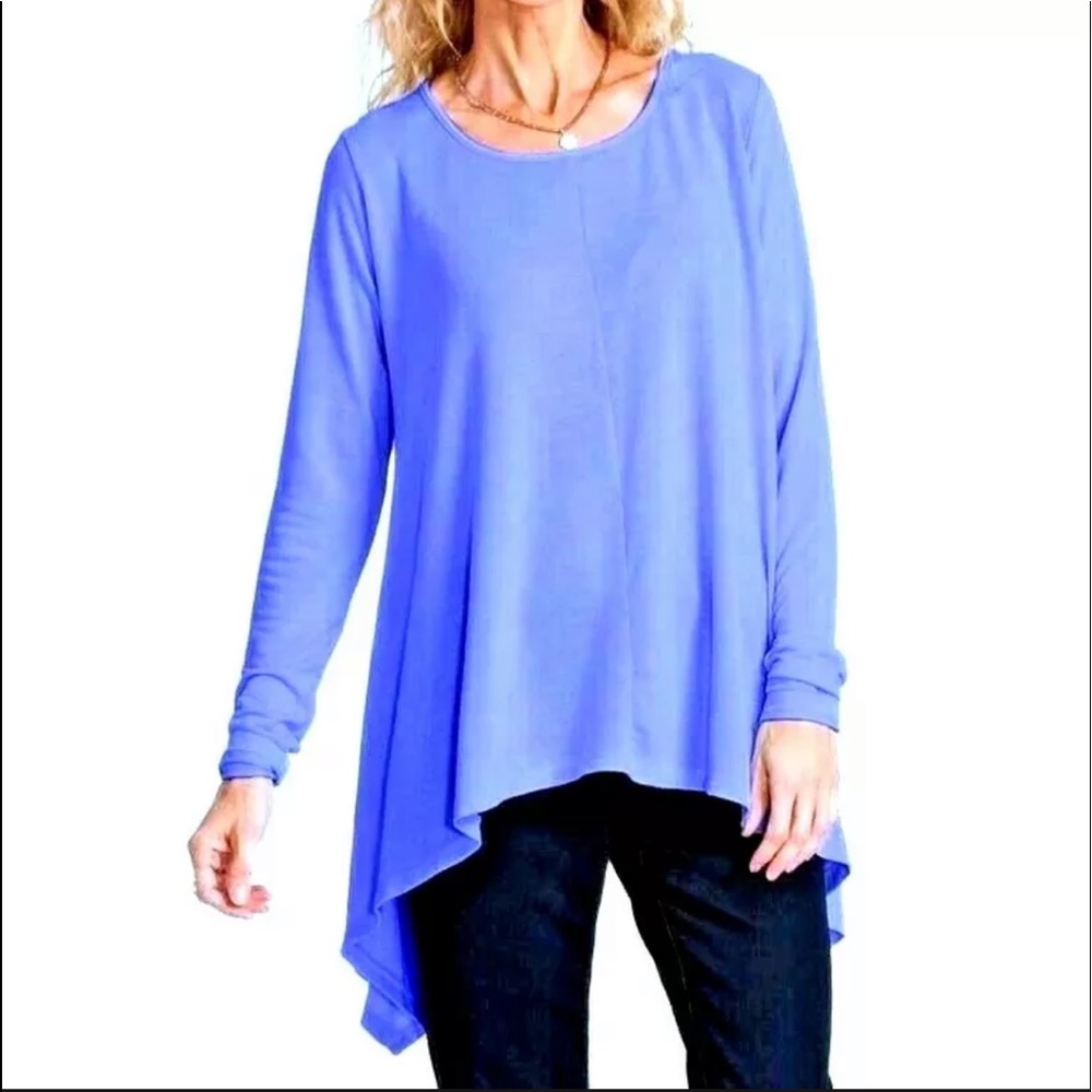Fresh Produce Periwinkle Blue Top NWT